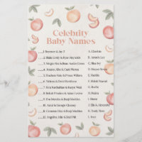 sweet peach boho celebrity baby names game