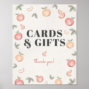 sweet peach cards and gifts sign