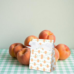 Sweet Peach Elegant Baby Shower Favour Box