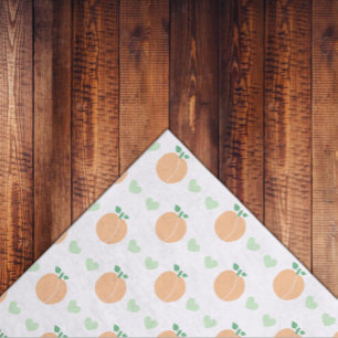 Sweet Peach Elegant Baby Shower Tissue Paper