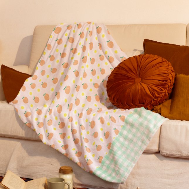 Sweet Peach Fleece Blanket (Creator Uploaded)