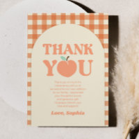 Sweet Peach Orange Birthday Party