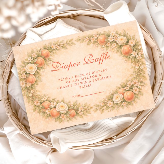 Sweet Peach Orchard Diapper Raffle Enclosure Card (Creator Uploaded)