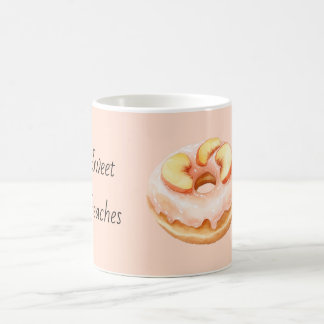 Sweet Peaches Doughnut Coffee Mug