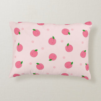 Sweet Peaches' Gathering Patterns Decorative Cushion