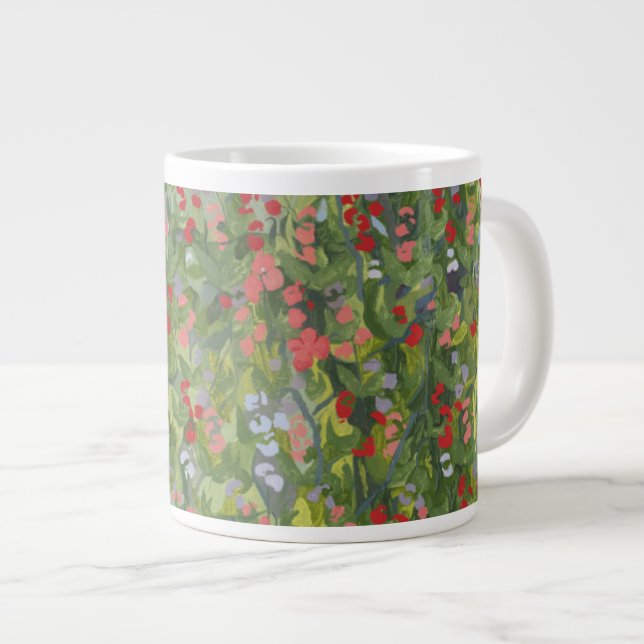 Sweet Peas 2014 Large Coffee Mug (Front Right)