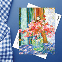 Sweet Peas Glass Jar Théo van Rysselberghe