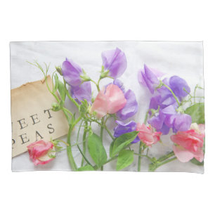 Sweet peas pillowcase
