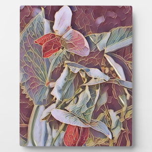 SWEET PEAS PLAQUE