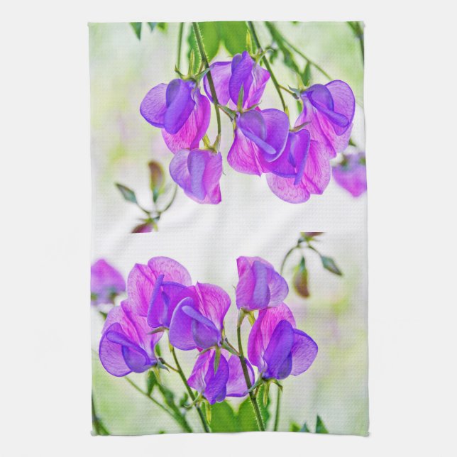 Sweet Peas Towel (Vertical)