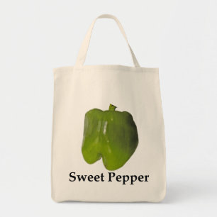 SWEET PEPPER - GREEN PEPPER TOTE BAG