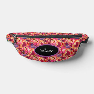 Sweet Personalized Popping Hearts Foil Bum Bags