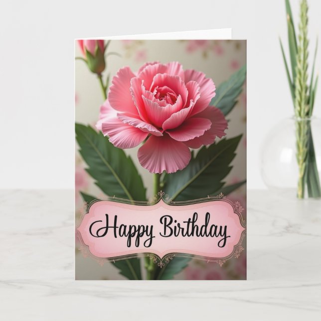 Sweet Petal Birthday Card (Front)