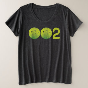 Sweet pickleball 0-0-2 T-Shirt Plus Size T-Shirt