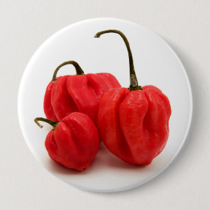 Sweet pimento peppers 10 cm round badge