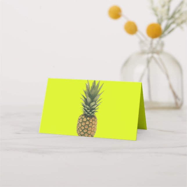Sweet Pineapple Place Card (Front)