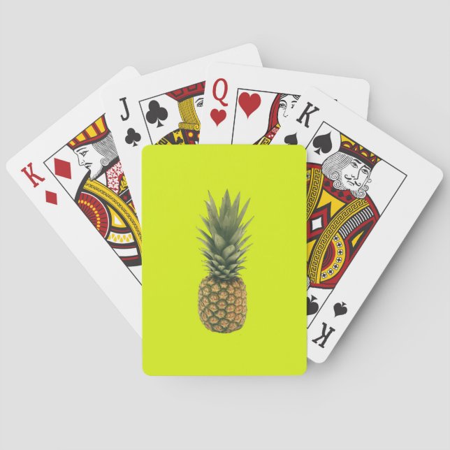 Sweet Pineapple Playing Cards (Back)