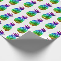 Sweet Pineapple Whimsical Rainbow Pattern Gift