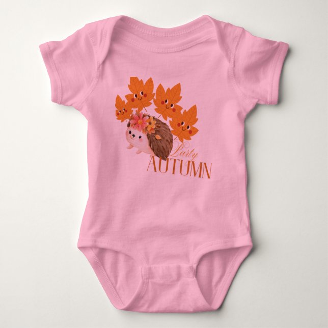 Sweet Pink Baby Bodysuit - Soft Organic Cotton One (Front)
