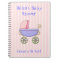 Sweet Pink Baby Shower Notebook