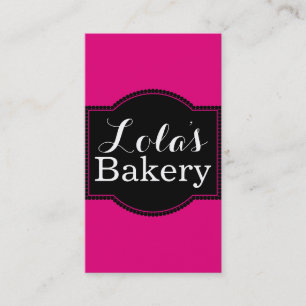 Sweet Pink Bakery Business Card