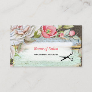 Sweet Pink Blossom Floral Hair Salon Appointment