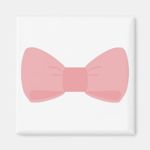 Sweet pink bow magnet