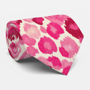 Sweet Pink Cheetah Chic - Neck Tie