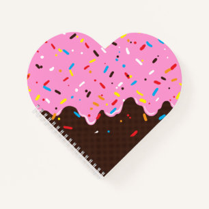 Sweet Pink Chocolate Treat Notebook