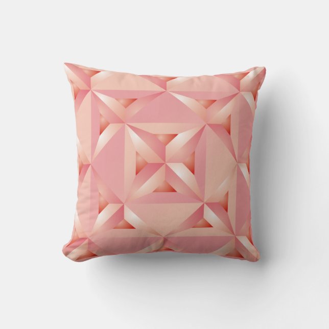 Sweet Pink Creamy Lattice over Strawberry Filling Cushion (Front)
