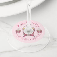 Sweet Pink Cupcake Bridal Baby Shower Celebration