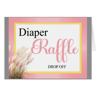 Sweet Pink Elephant - Diaper Raffle