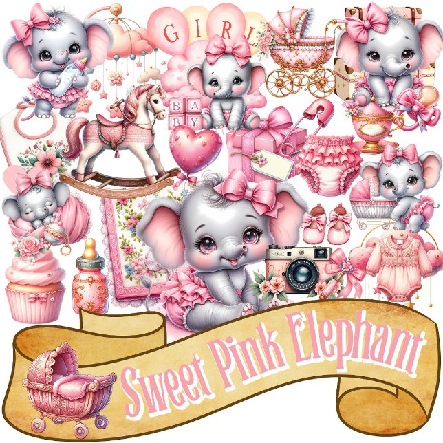 Sweet Pink Elephant - Peanut Smiles (Creator Uploaded)