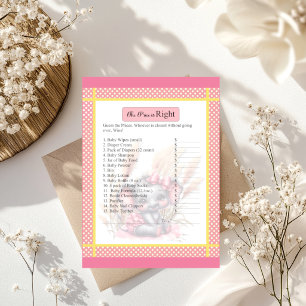 Sweet Pink Elephant  Price is Right Game