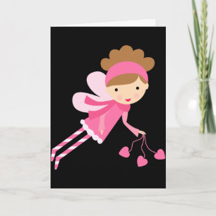 Sweet Pink Fairy T Shirt Card