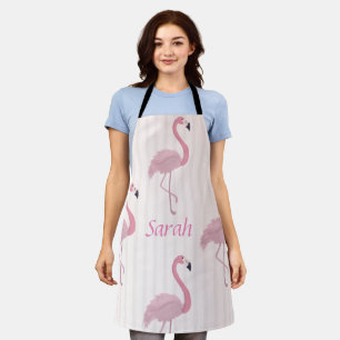 Sweet Pink Flamingo Apron