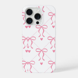 Sweet Pink Minimalist Heart Pattern Mobile Cover