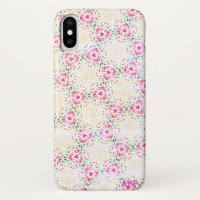 Sweet Pink Patterned All Over Unique iPhone Case