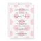 Sweet Pink Polka Dots Baby Girl Shower Invitation