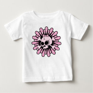 Sweet Pink Skull Baby T-Shirt