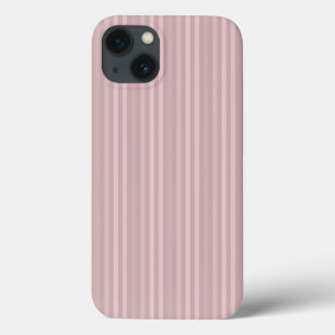 Sweet Pink Vertical Stripes Pattern iPhone 13 Case