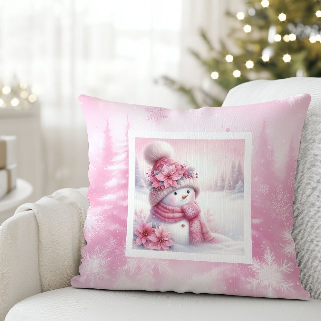 Sweet Pinkmas Winter Forest Kids Room Decor Pillow (Sweet Pinkmas Winter Forest Kids Room Decor Pillow

)