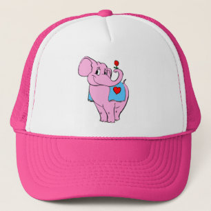 Sweet Pinky with Rose Hat