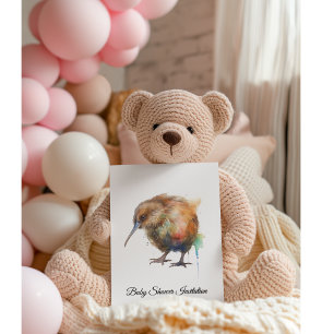 Sweet Pipi Kiwi, custom Invitation