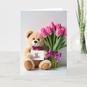 Sweet Plush Birthday Card
