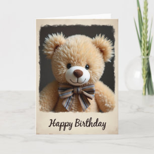 Sweet Plush Toy Birthday Card