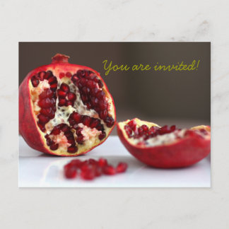 Sweet POM Pomegranate Collection Invitation Postcard