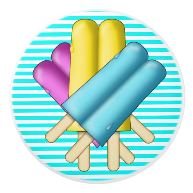 Sweet Popsicle Drawer Pulls (Front)
