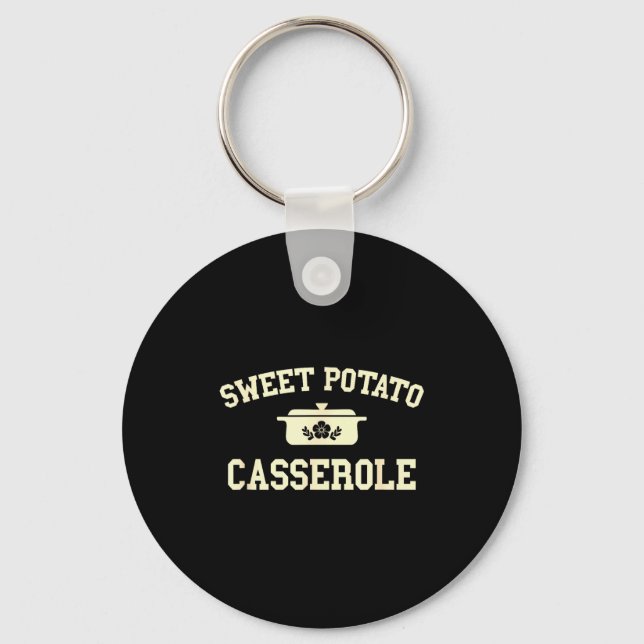 Sweet Potato Cerole Thanksgiving Cooking  Key Ring (Front)