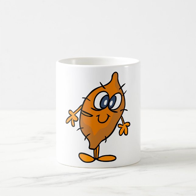 Sweet Potato Character Happy Yam Kawaii Coffee Mug (Creator Uploaded)